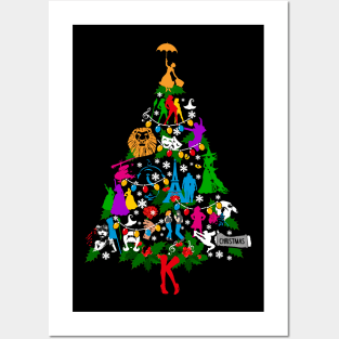 Broadway Christmas Posters and Art